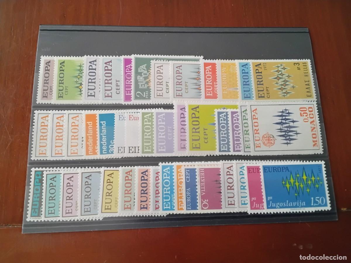 Sellos: Sellos tema Europa 1972 completo