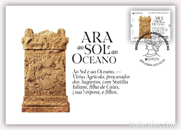 Sellos: Portugal y M&aacute;ximo. Europa CEPT Continente, o hacia el Sol y el Oc&eacute;ano 2025 (38888)