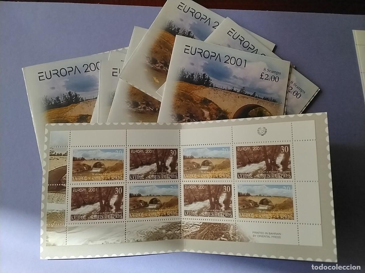 Sellos: Chipre Tema Europa Cept. 2001 Yv. C-984, Agua Riqueza Natural
