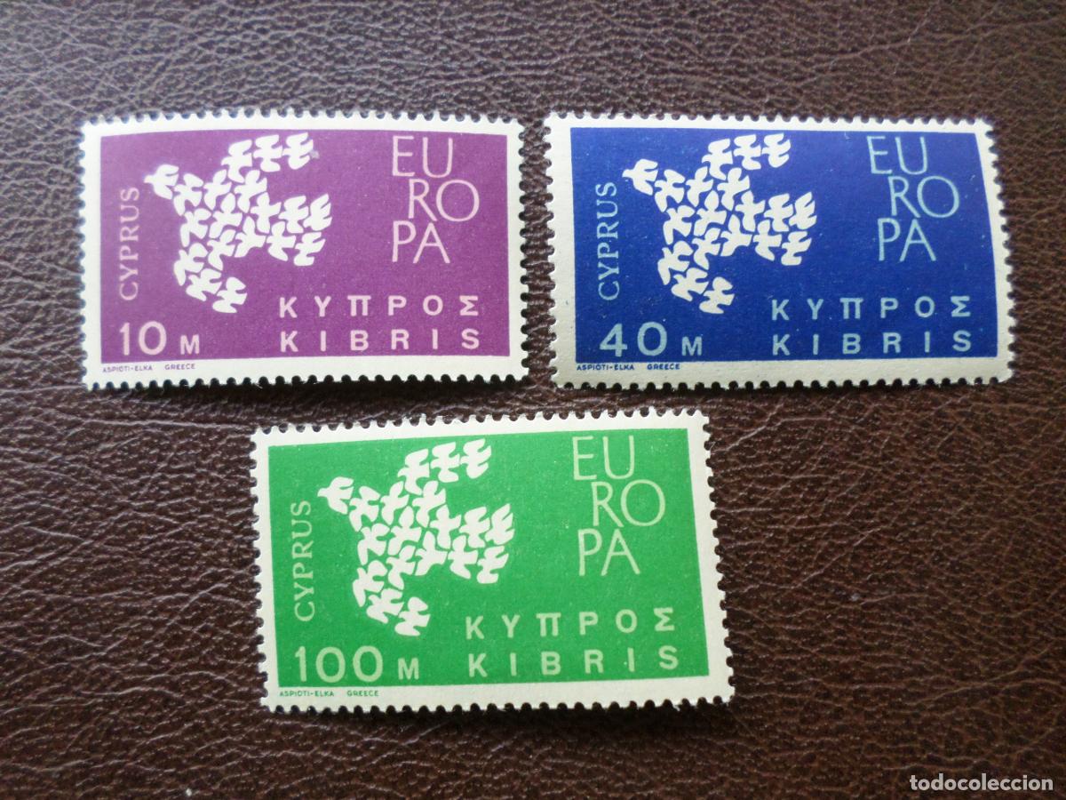 Sellos: chipre, 1962, europa, Yvert 189/91