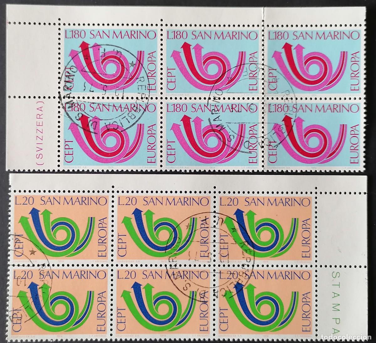 Sellos: SAN MARINO 1973 - EUROPA / CEPT .