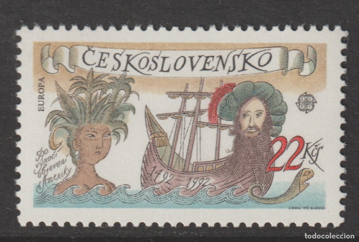 Sellos: Checoslovaquia 1992 - Europa CEPT Edifil 2913 mnh**