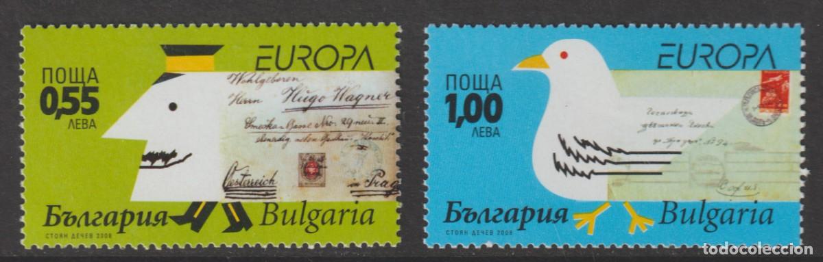 Sellos: Bulgaria 2008 - Europa CEPT Edifil 4173/4174 mnh**