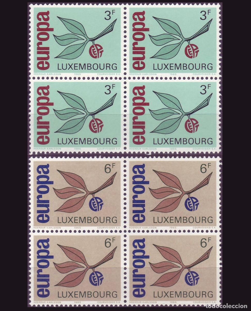 Sellos: 8v Luxemburgo 1965 | Europa-CEPT | Yv: 670/1 - Mi: 715/6 - SG: 769/70 MNH **