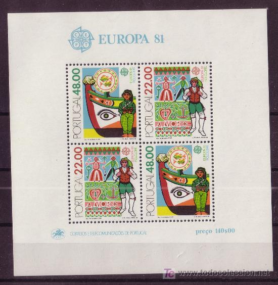 Sellos: PORTUGAL HB 33** - A&Ntilde;O 1981 - EUROPA - FOLKLORE