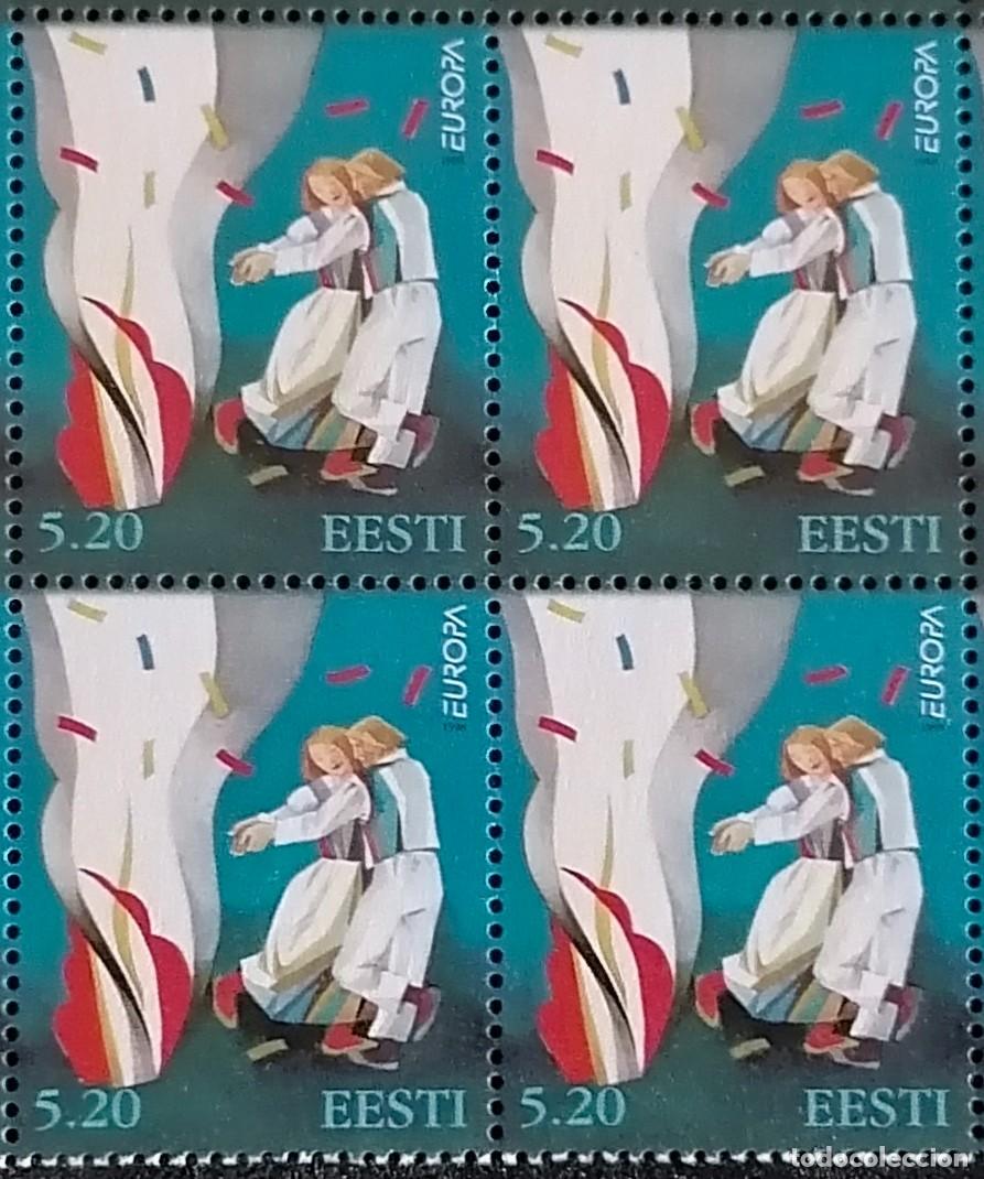 Sellos: ESTONIA 1998 - DANZAS / CEPT .