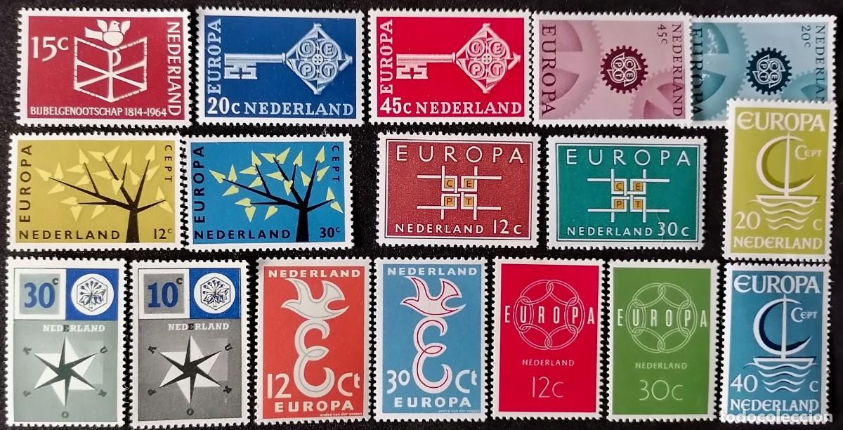 Sellos: PAISES BAJOS - SERIES EUROPA / CEPT .
