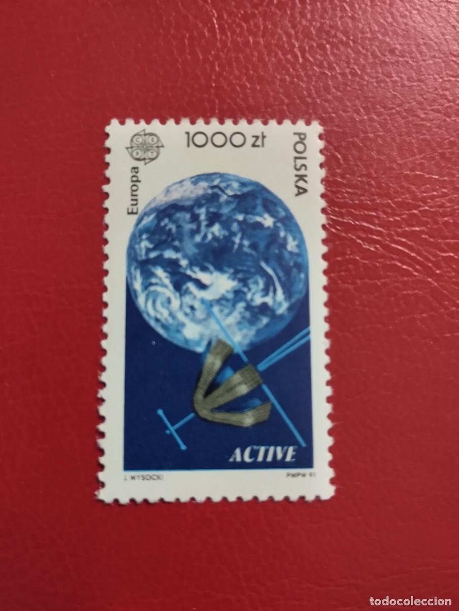 Sellos: SELLOS EUROPA-CEPT, A&Ntilde;O 1991, POLONIA**MNH, SERIE COMPLETA. EUROPA ESPACIAL.