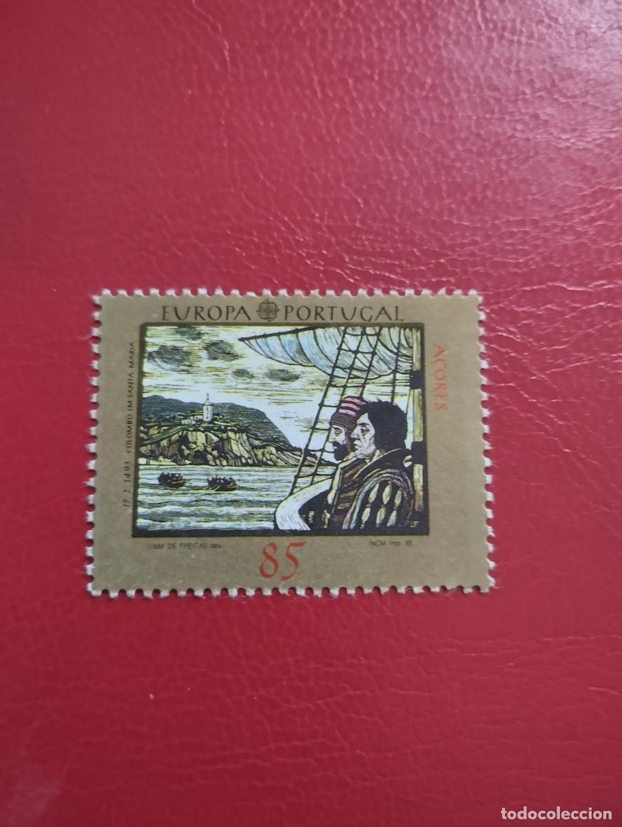 Sellos: SELLOS EUROPA-CEPT, A&Ntilde;O 1992. PORTUGAL**MNH, SERIE COMPLETA. DESCUBRIMIENTO DE AM&Eacute;RICA.