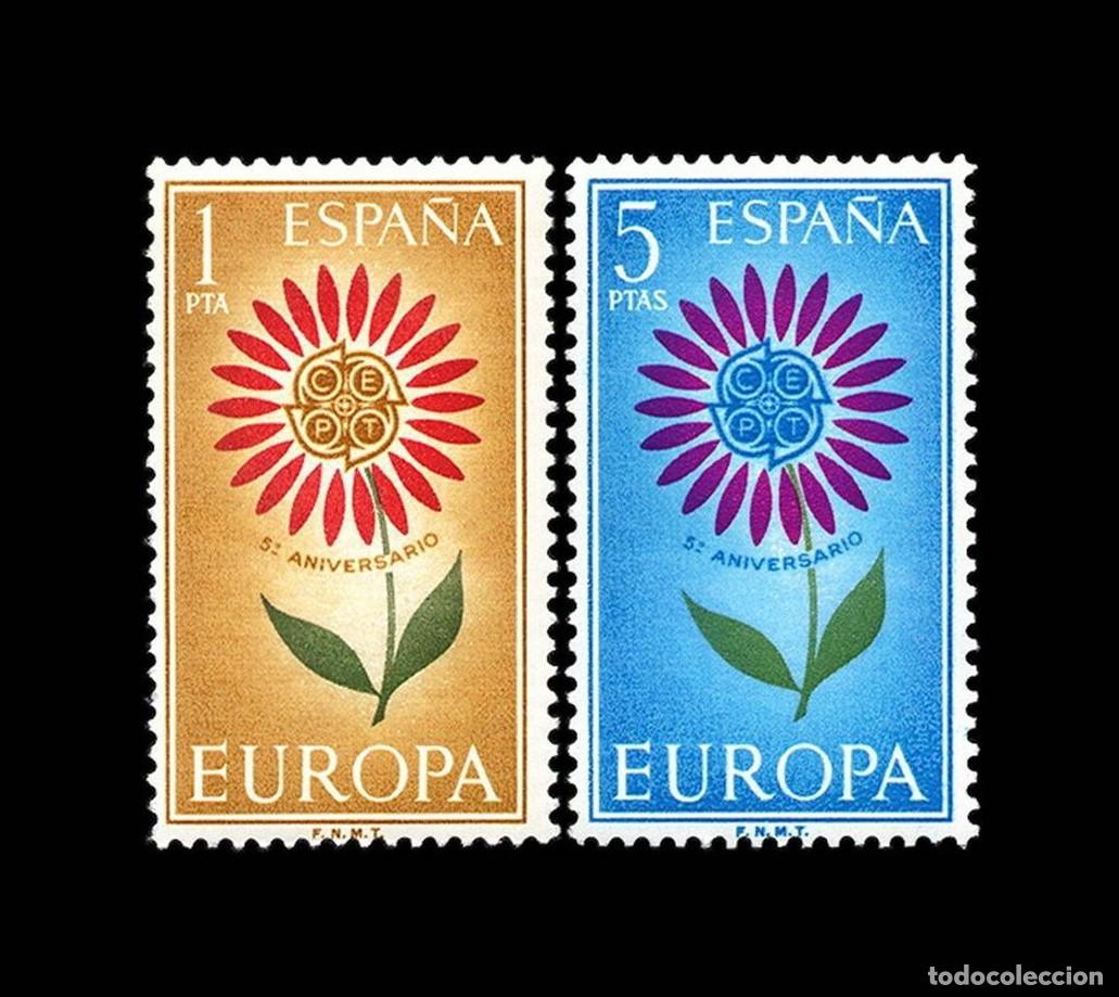 Sellos: Espa&ntilde;a 1964 | Europa-CEPT | Ed 1613/4 - Yv 1271/2 - Mi 1501/2 - SG 1674/5 MNH **