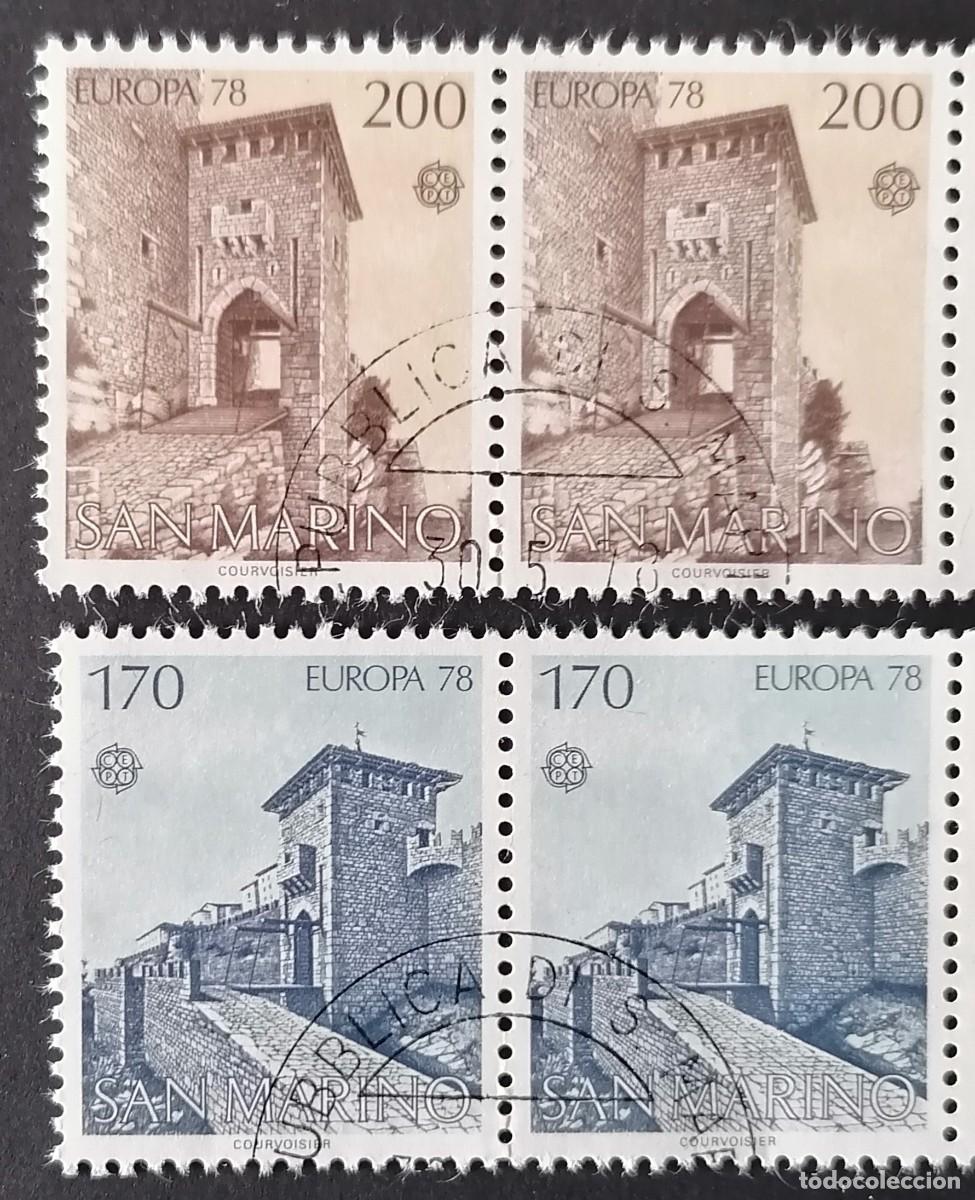 Sellos: SAN MARINO 1978 - MONUMENTOS / CEPT .