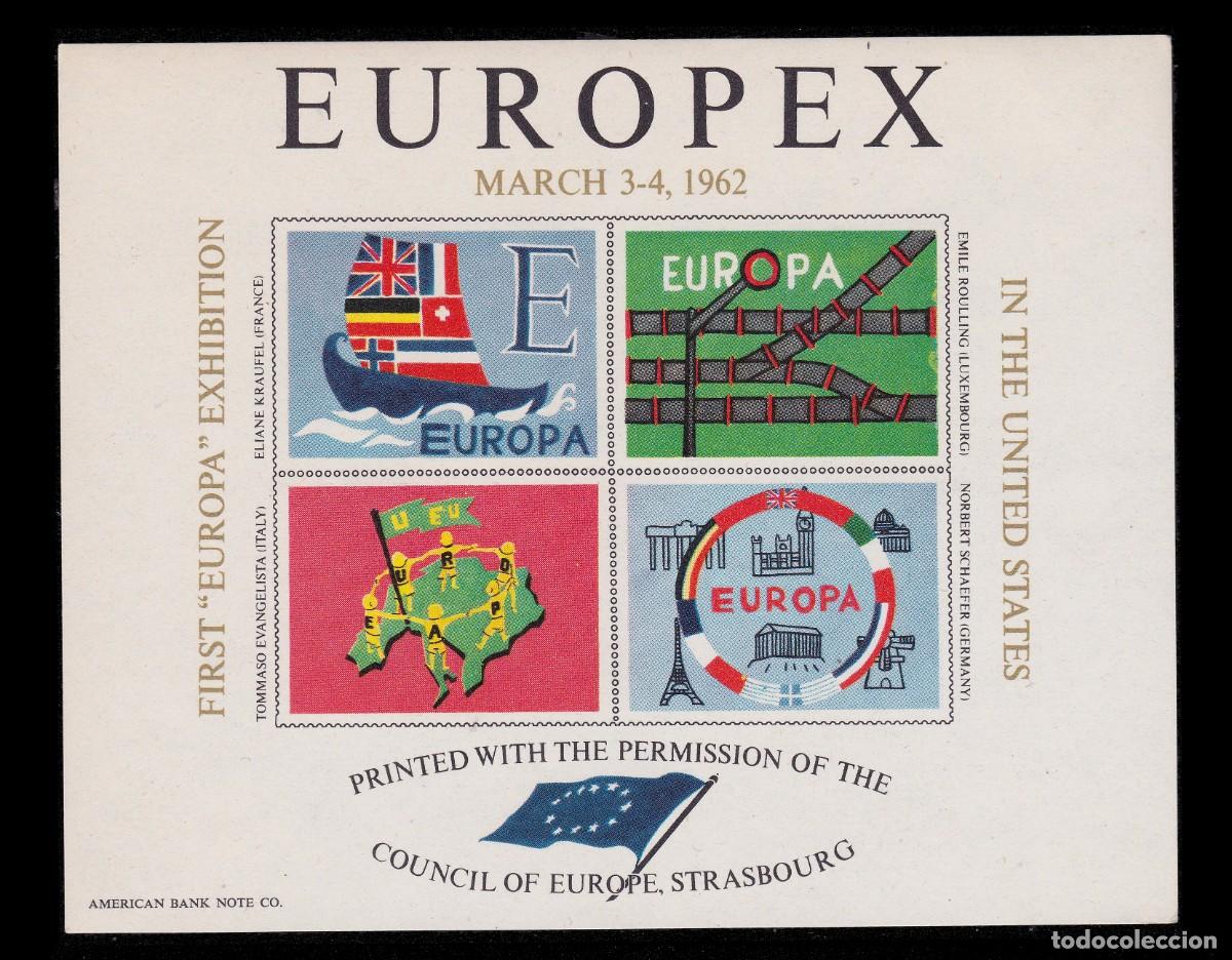 Sellos: GERMAN PHILATELIC EXHIBITION. EUROPEX 1962. MNH + GIFT