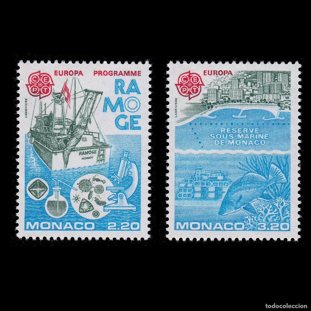 Sellos: MONACO. CEPT - EUROP 1986. Wildlife Protection MNH + GIFT
