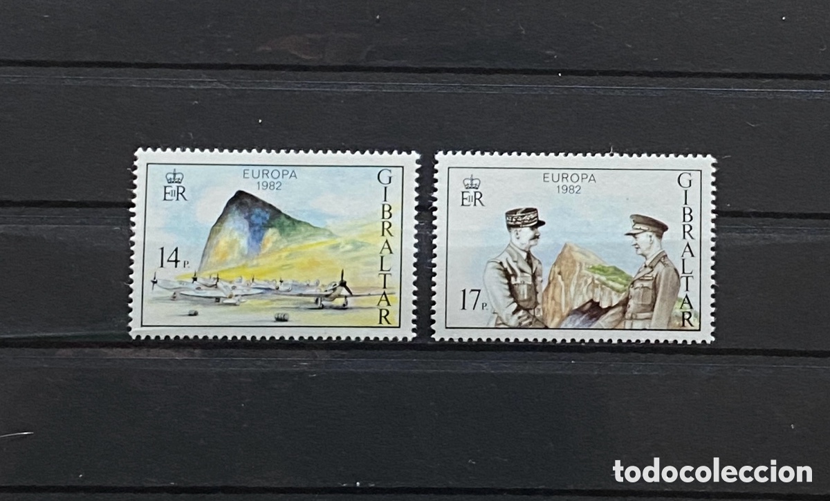 Sellos: Sellos, nuevo, Tema Europa, de Gibraltar 1982