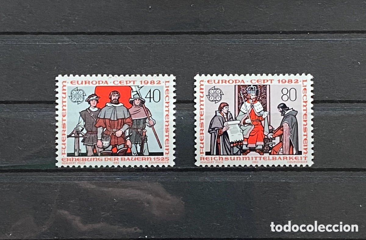 Sellos: Sellos, nuevo, Tema Europa, de Liechtenstein 1982