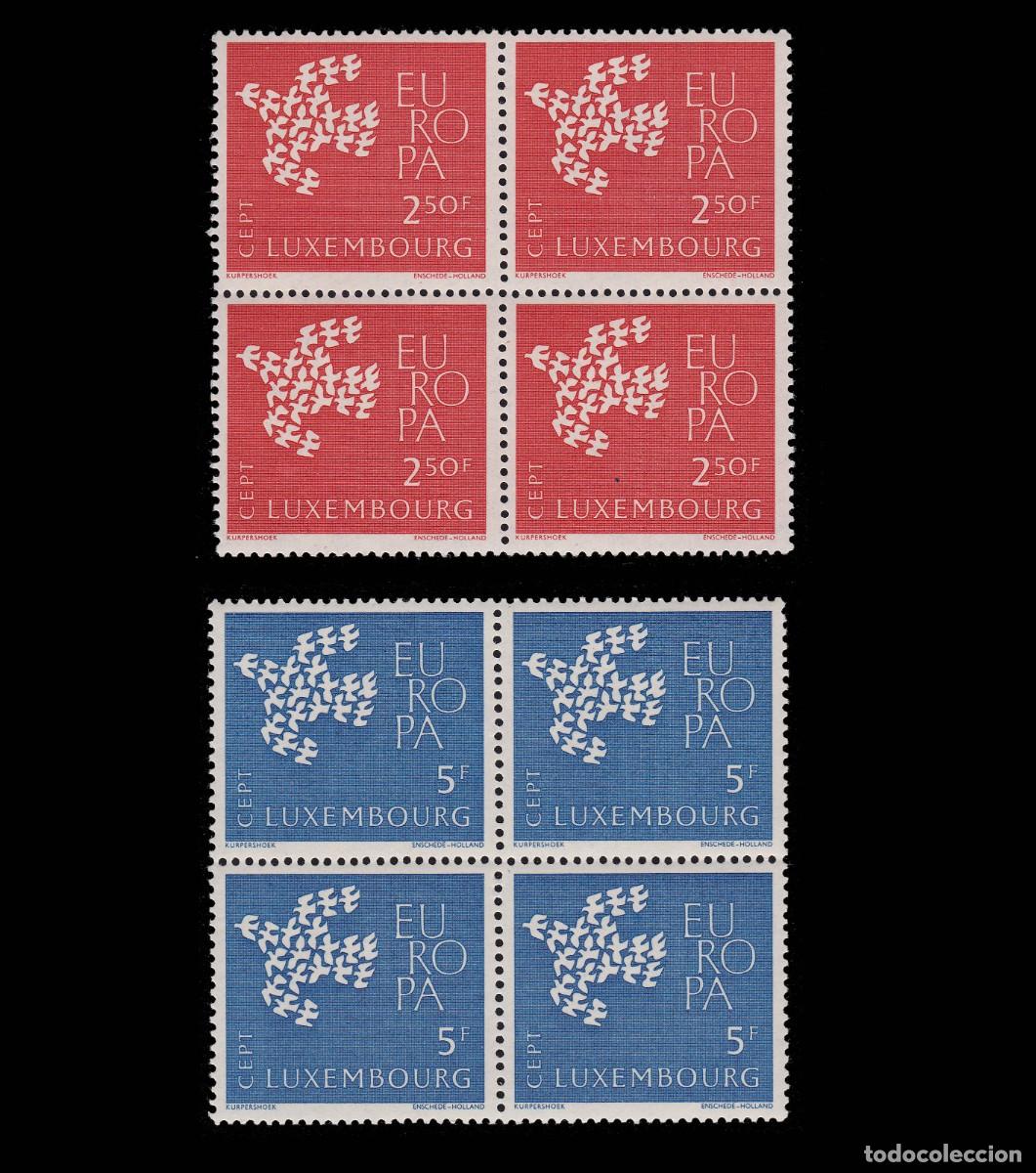 Sellos: LUXEMBOURG . CEPT - EUROP 1961. BL4 MNH + GIFT