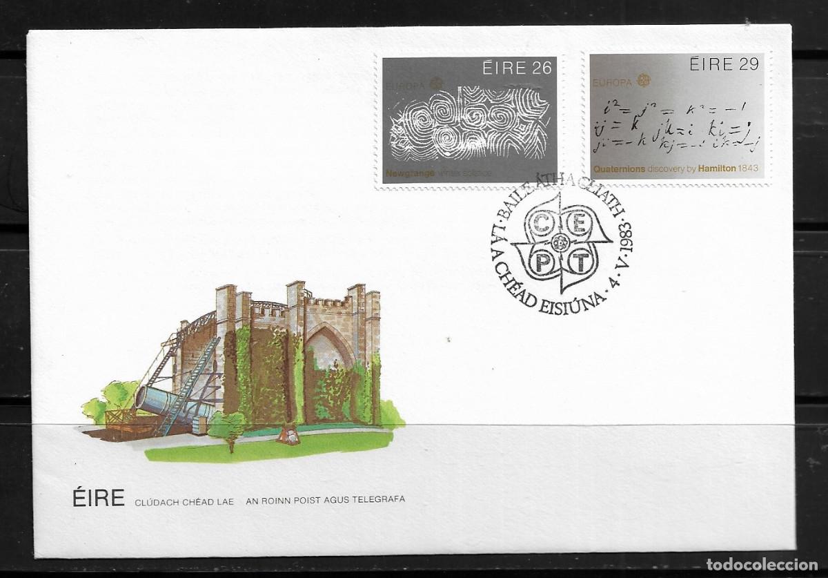 Sellos: IRLANDA 1983, SOBRE PRIMER D&Iacute;A EUROPA CEPT - FDC.