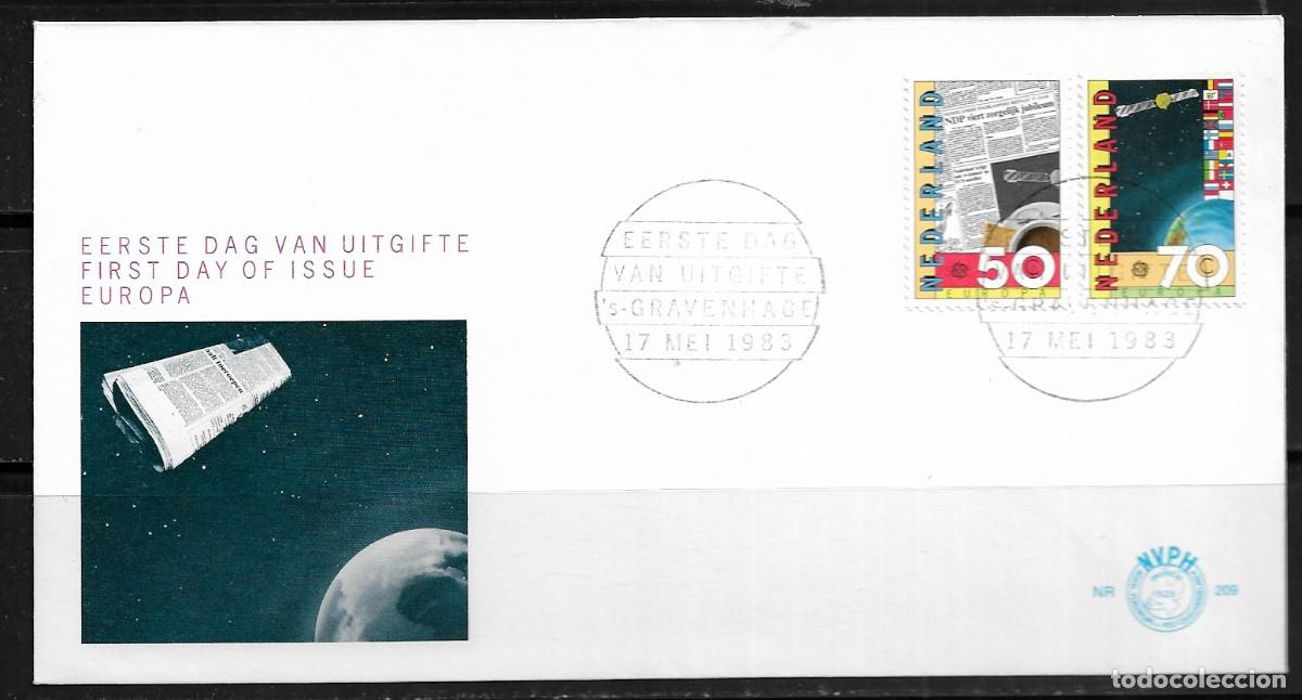 Sellos: HOLANDA 1983, SOBRE PRIMER D&Iacute;A EUROPA CEPT - FDC.