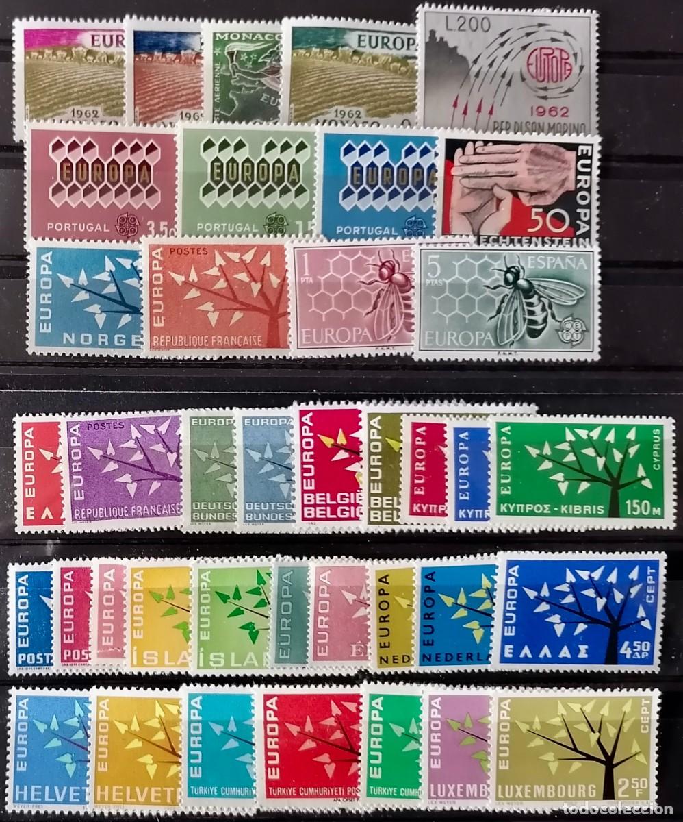 Selos: EUROPA 1962 - SERIES / CEPT .