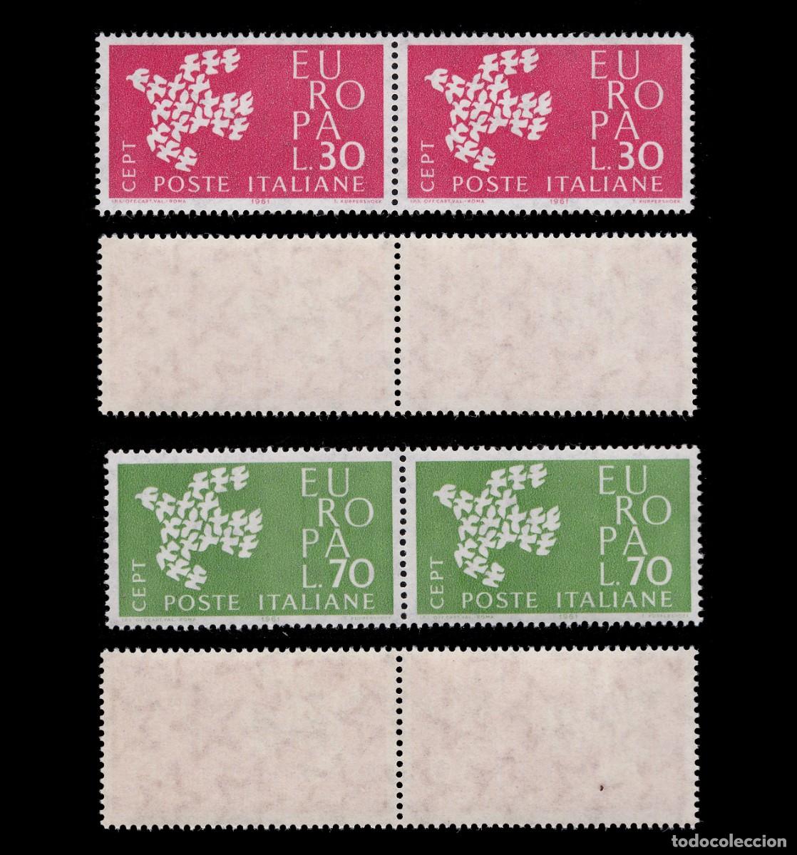 Sellos: ITALY. CEPT - EUROP 1961. Blq2. MNH + GIFT