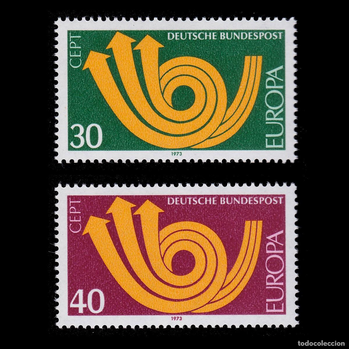 Sellos: GERMANY. CEPT - EUROP 1973. MNH + GIFT