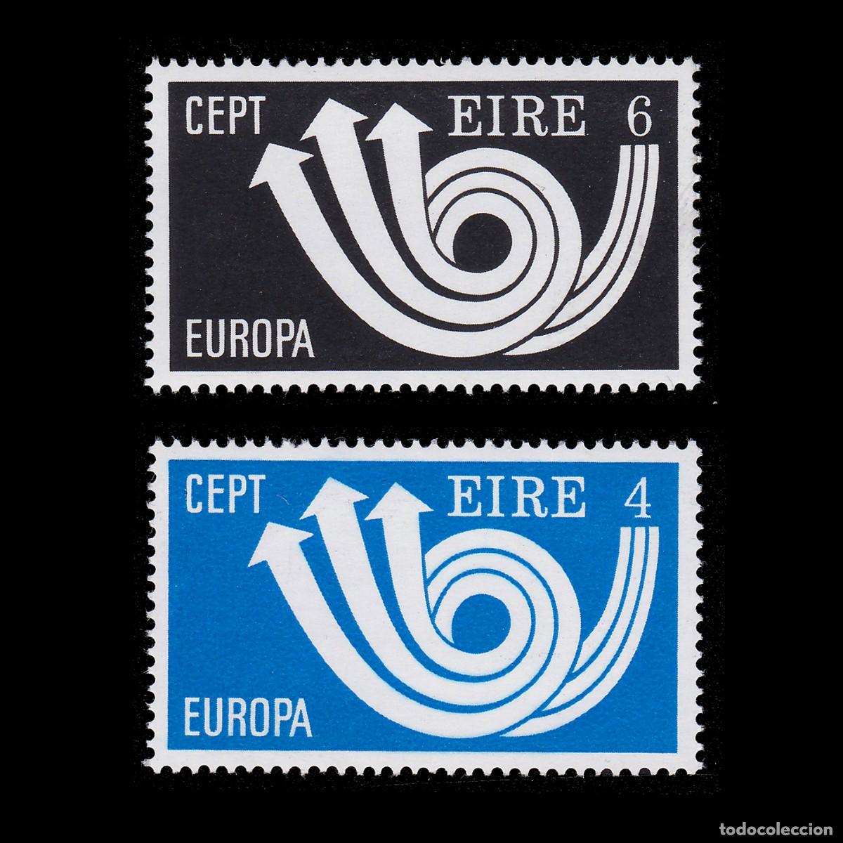 Sellos: EIRE CEPT - EUROP 1973. MNH + GIFT