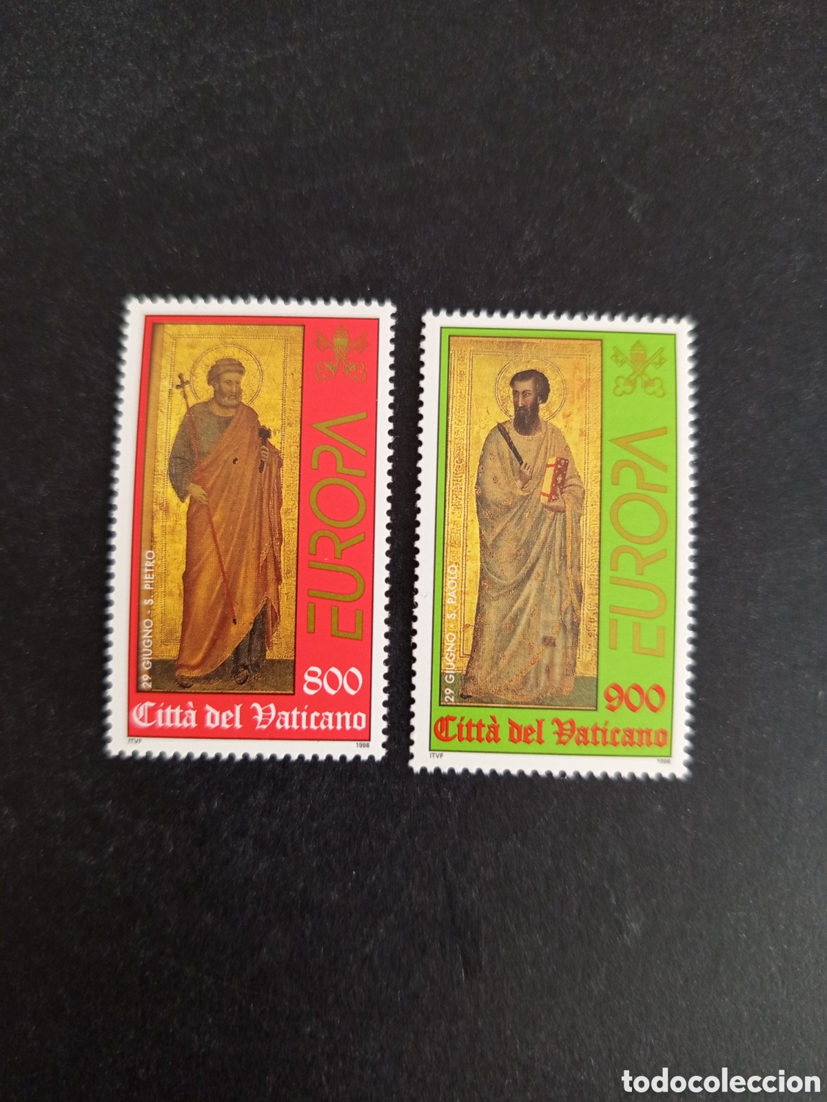 Sellos: Vaticano,1998. Europa. Fiestas Nacionales. Yv. 1104/5. Completa en nuevo. Pedido m&iacute;nimo 3 &euro;.