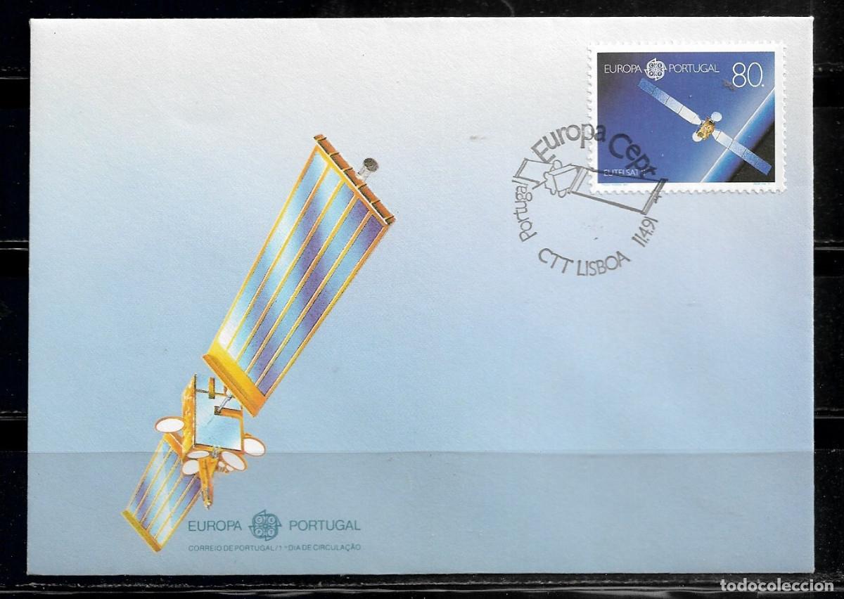 Sellos: PORTUGAL 1991, SOBRE PRIMER D&Iacute;A EUROPA CEPT - FDC.