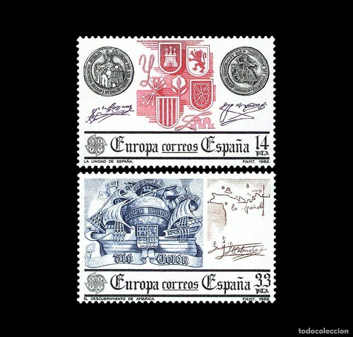 Sellos: Espa&ntilde;a 1982 | Europa CEPT | Ed 2657/8 - Yv 2285/6 - Mi 2545/6 MNH **