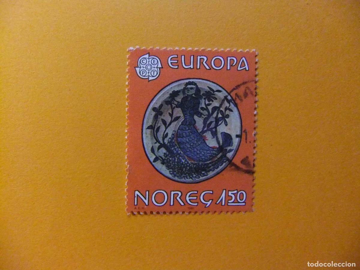 Timbres: 59 NORUEGA NORGE 1981 / EUROPA CEPT / YVERT 792 FU