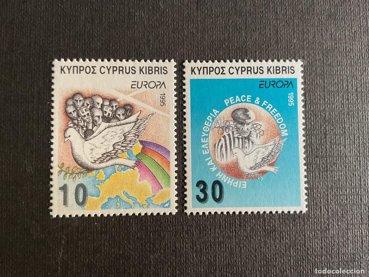 Sellos: CHIPRE N&ordm; YVERT 857/8*** A&Ntilde;O 1995. EUROPA