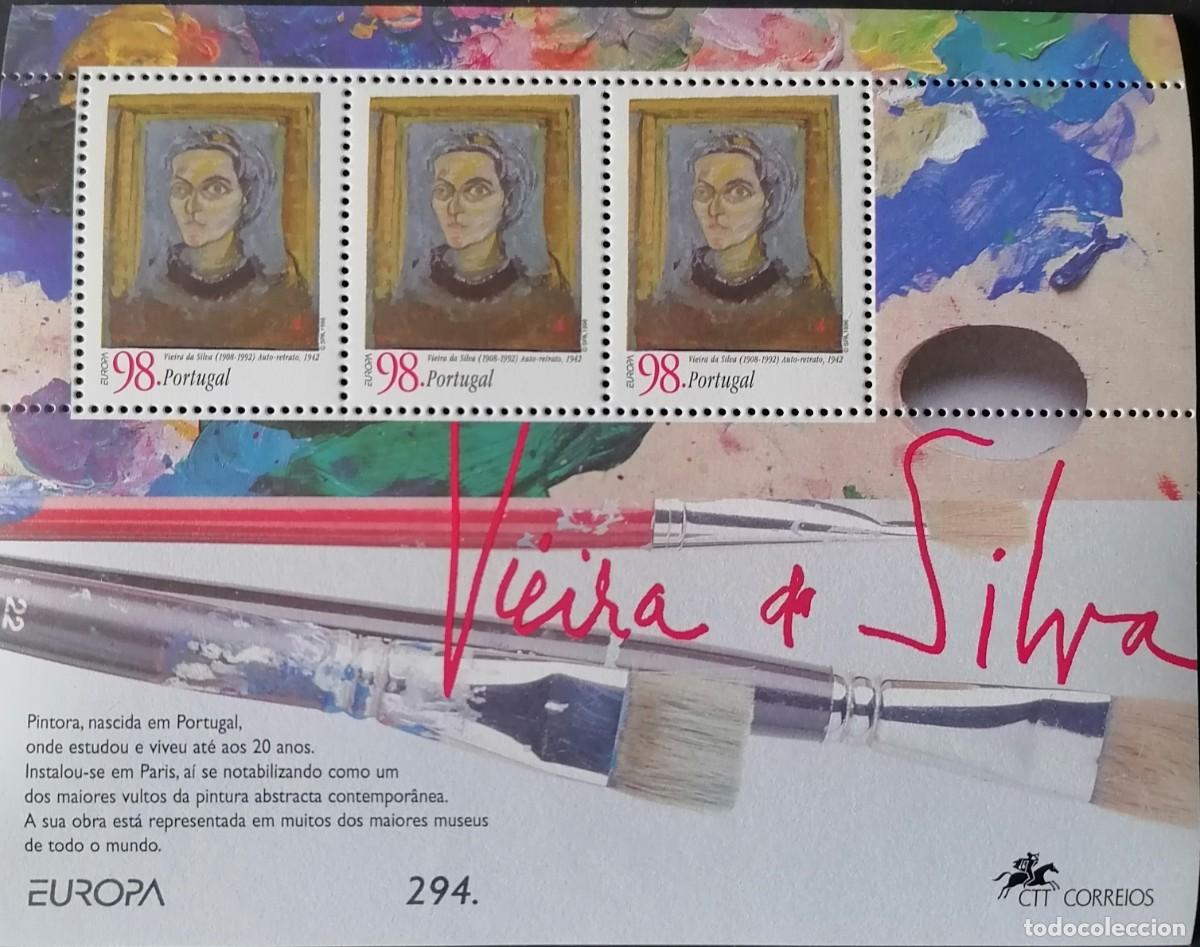Sellos: PORTUGAL 1996 - HB CEPT / MUJERES .