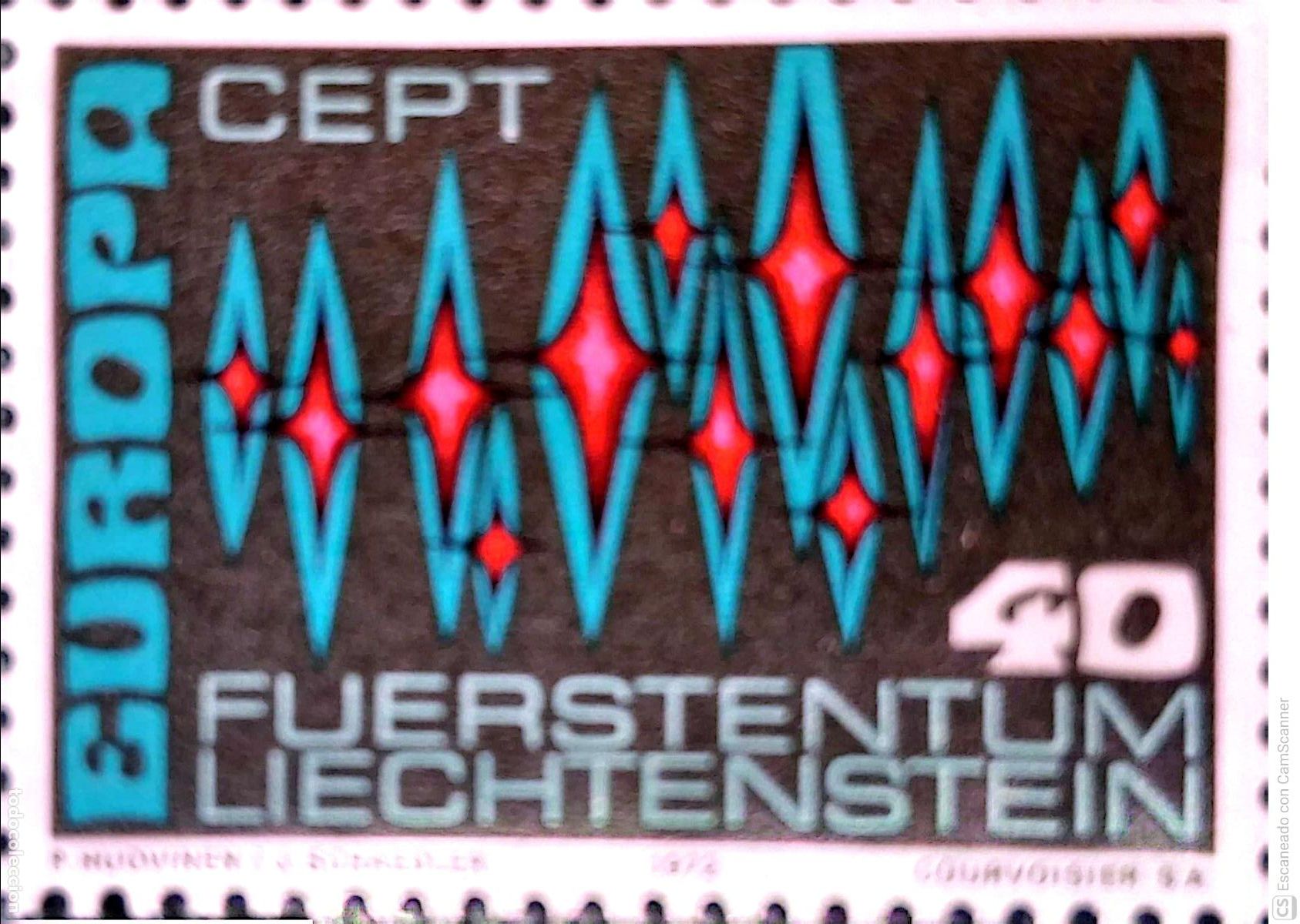 Sellos: Liechtenstein. 507 Europa-Cept. 1972. ﻿Sellos nuevos y numeraci&oacute;n Yvert.