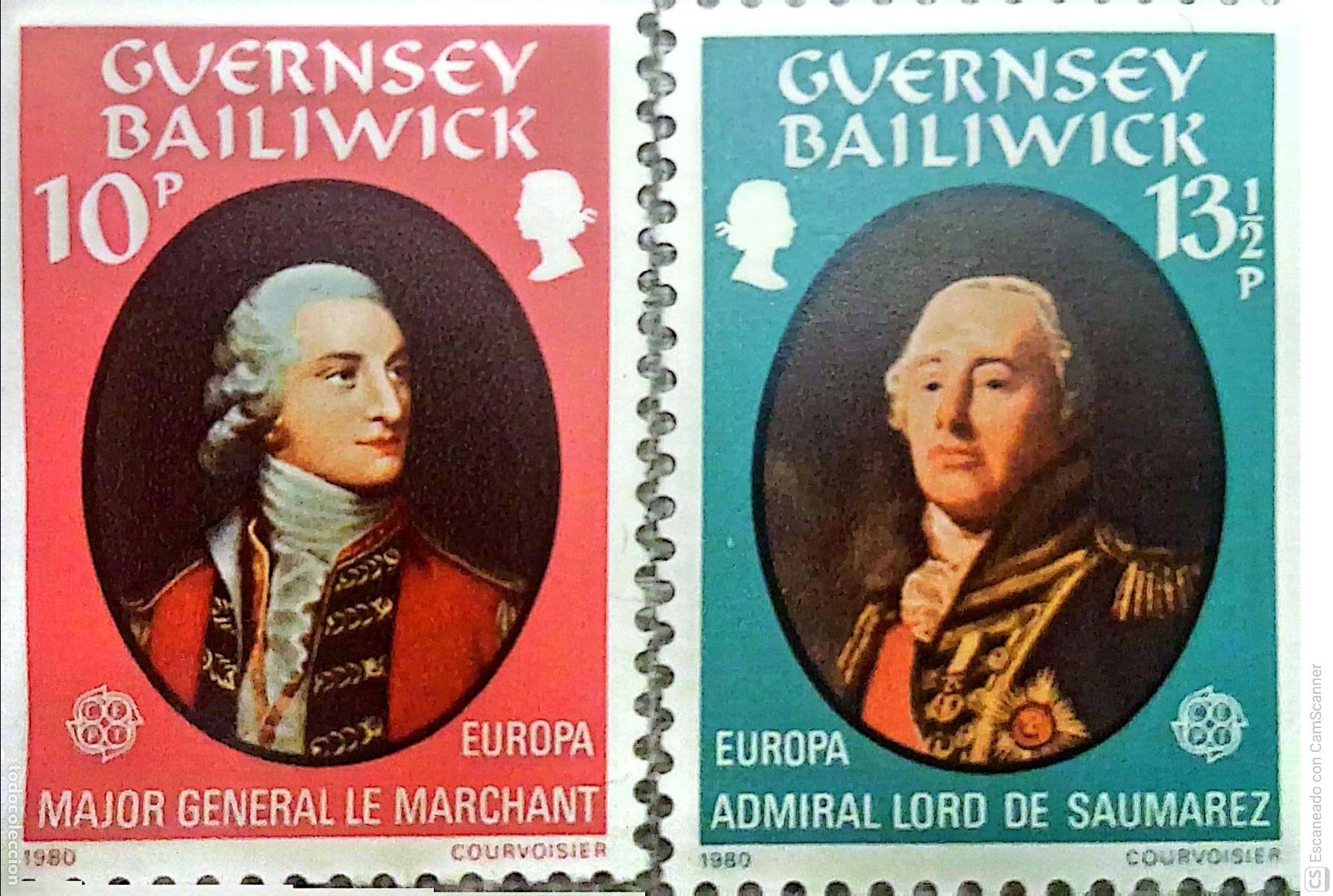 Sellos: Francia. 2085/86 Europa-Cept: Aristide Briand y San Benito. 1980. ﻿ Sellos nuevos y numeraci&oacute;n Yver