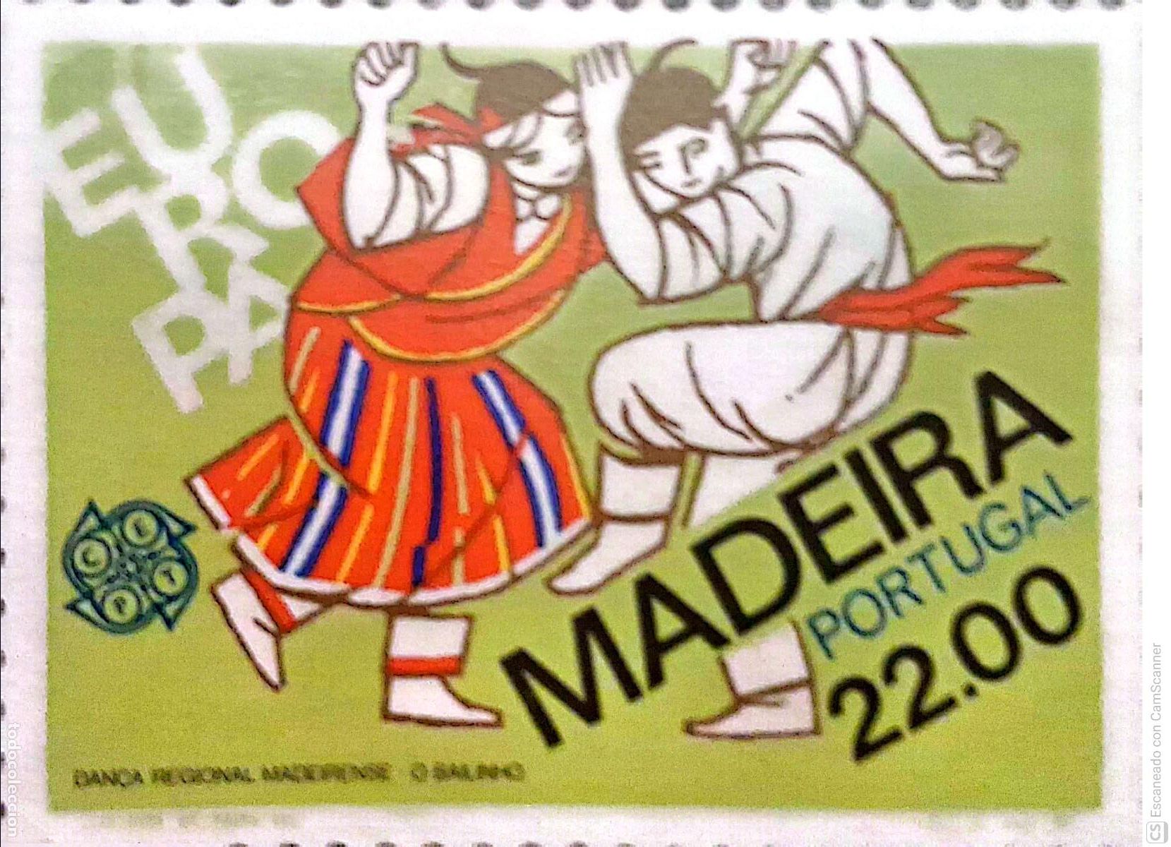 Sellos: Madeira. 75 Europa-Cept: Folklore. 1981. Sellos nuevos y numeraci&oacute;n Yvert.