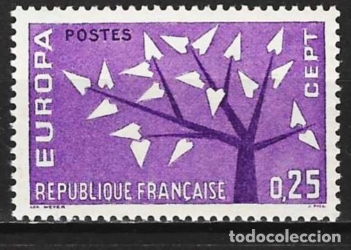 Sellos: Francia 1962 - Mi 1411 - YT 1358 - Europa CEPT - MNH**