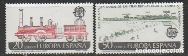 Sellos: EDIFIL 2949/50. EUROPA 1988, MEDIOS DE TRANSPORTE YCOMUNICACIONES, NUEVO ** SERIE COMPLETA