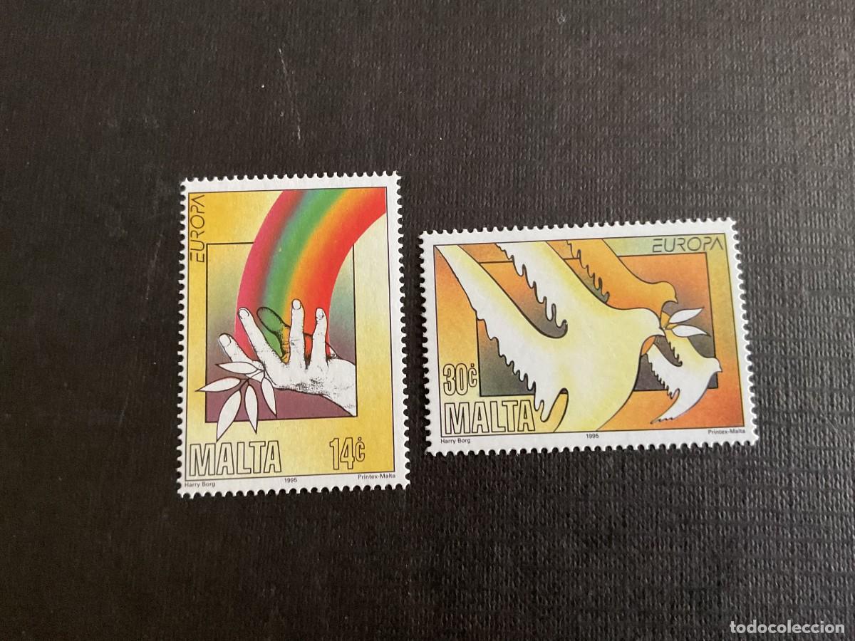 Sellos: MALTA N&ordm; YVERT 929/0*** A&Ntilde;O 1995. EUROPA