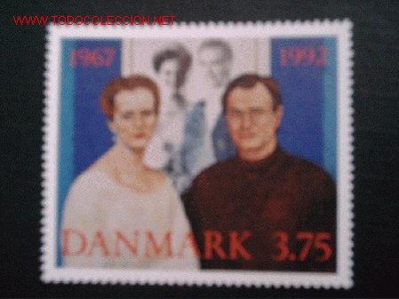 Sellos: DINAMARCA N&ordm; YVERT 1034. A&Ntilde;O 1992 - Foto 1