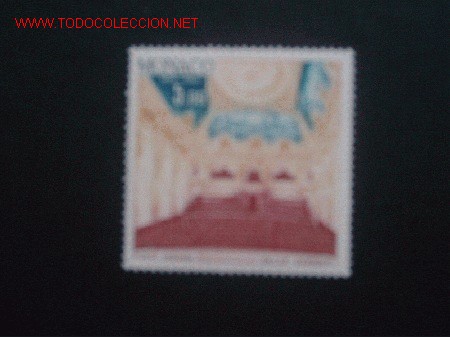 Sellos: MONACO N&ordm; YVERT AEREO 86. A&Ntilde;O 1966 - Foto 1