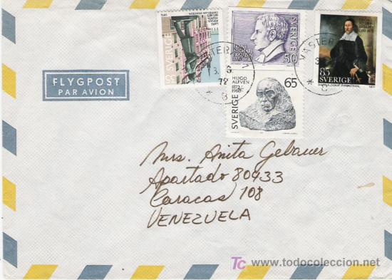 Sellos: GRAN SOBRE DE SUECIA - Foto 1