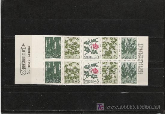 Sellos: SUECIA BONITO  CARNET - Foto 1