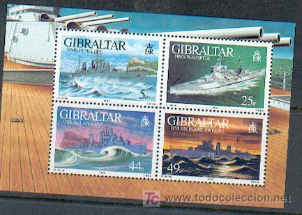 Sellos: Gibraltar Bloque ** (18) - Foto 1