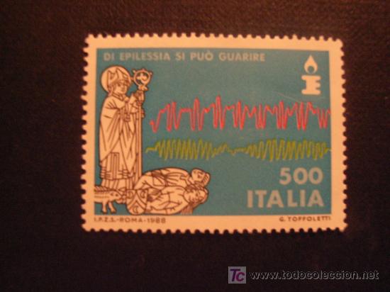 Francobolli: ITALIA, N&ordm; YVERT 1773*** A&Ntilde;O 1988. PROBLEMAS DE NUESTRO TIEMPO. LUCHA CONTRA EPILEPSIA