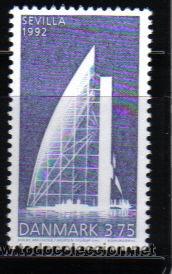 Sellos: DINAMARCA EXPO DE SEVILLA 1992 - Foto 1