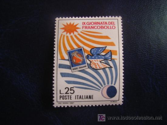 Selos: ITALIA, N&ordm; YVERT 992*** A&Ntilde;O 1967. 9&ordm; DIA DEL SELLO