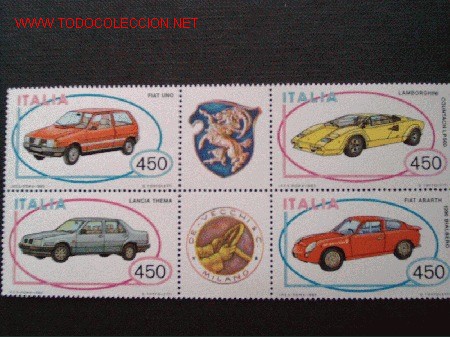 Sellos: ITALIA N&ordm; YVERT 1644/7  A&Ntilde;O 1985