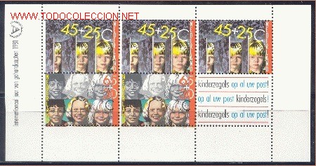 Sellos: HOLANDA 1981 HB 23 DISMINUIDOS - Foto 1