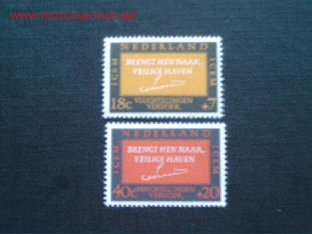 Sellos: HOLANDA, N&ordm; YVERT 830/1. A&Ntilde;O 1966 - Foto 1
