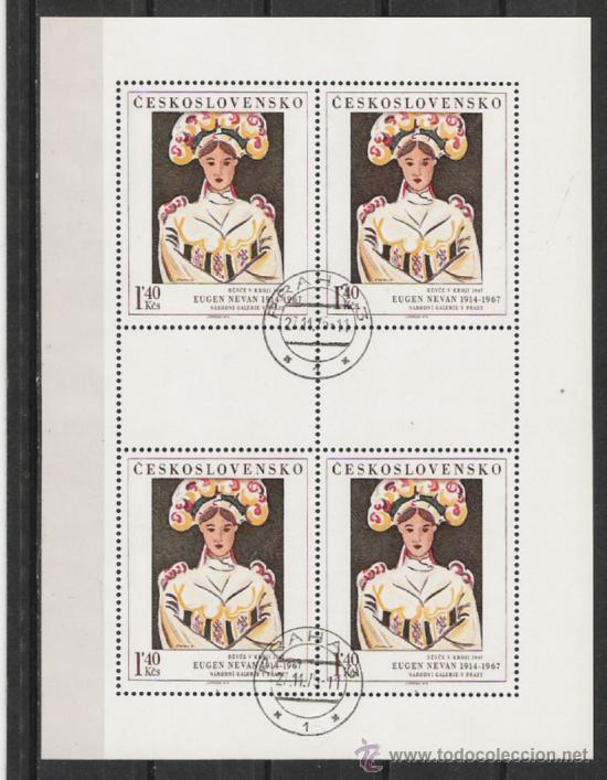 Sellos: CHECOSLOVAKIA HOJA BLOQUE - Foto 1